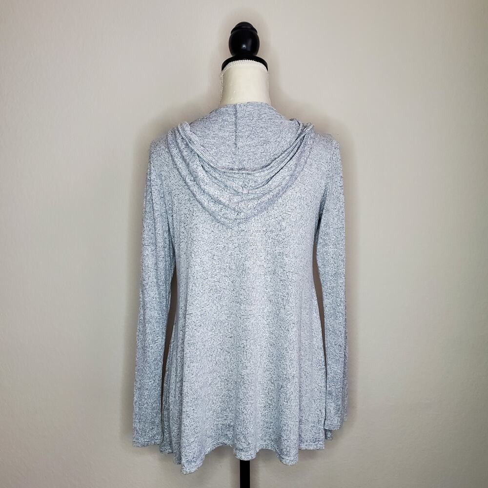 Urban Outfitters Gray Hooded Cardigan Medium - Picture 3 of 6